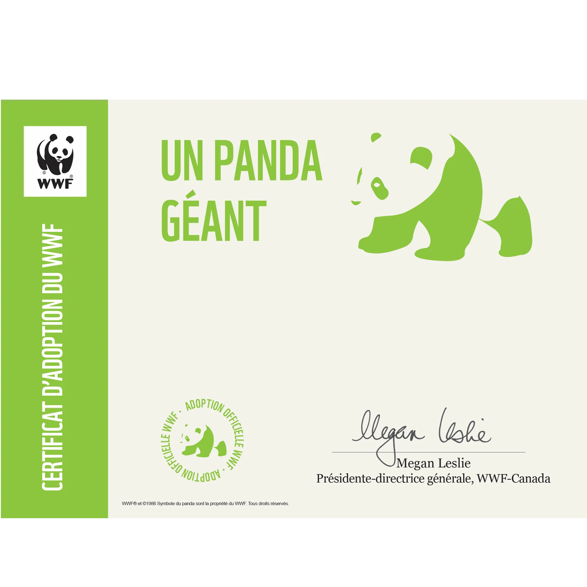 Carte panda géant - Image 3
