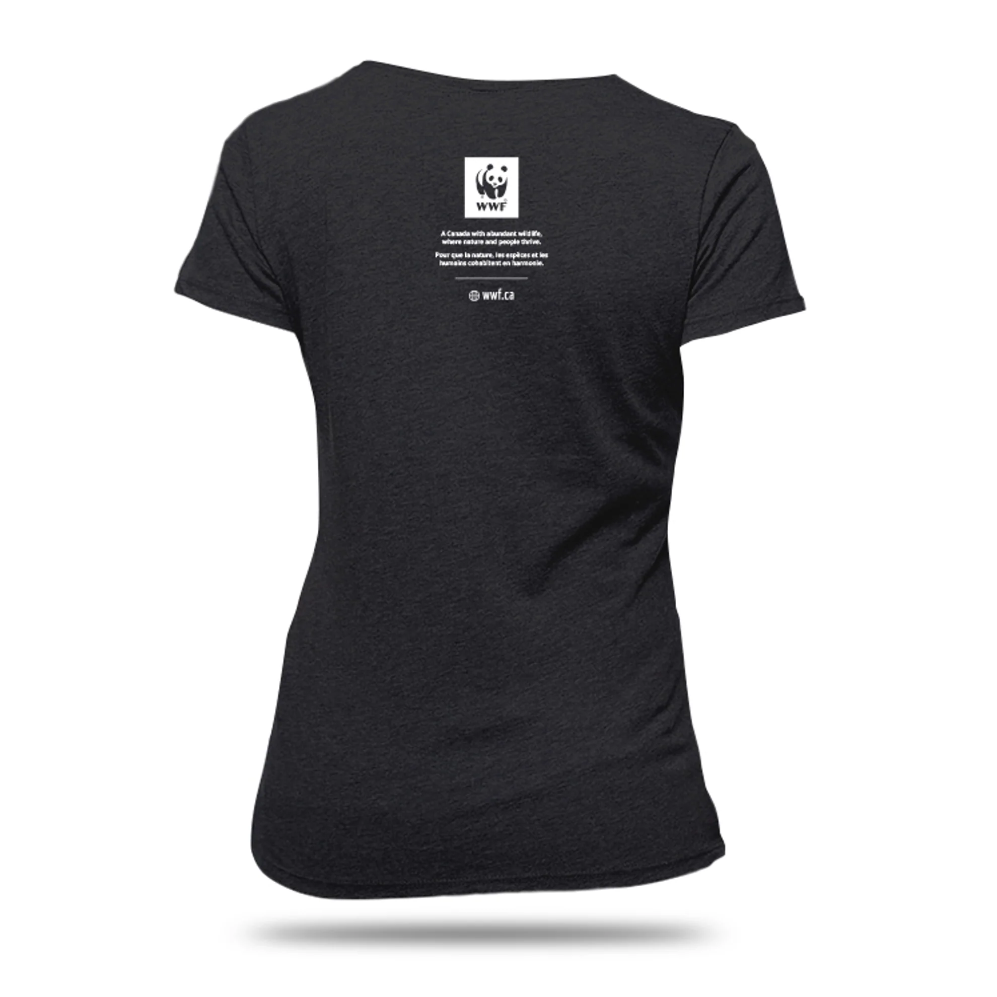 T-shirt coupe féminine, noir - Image 3