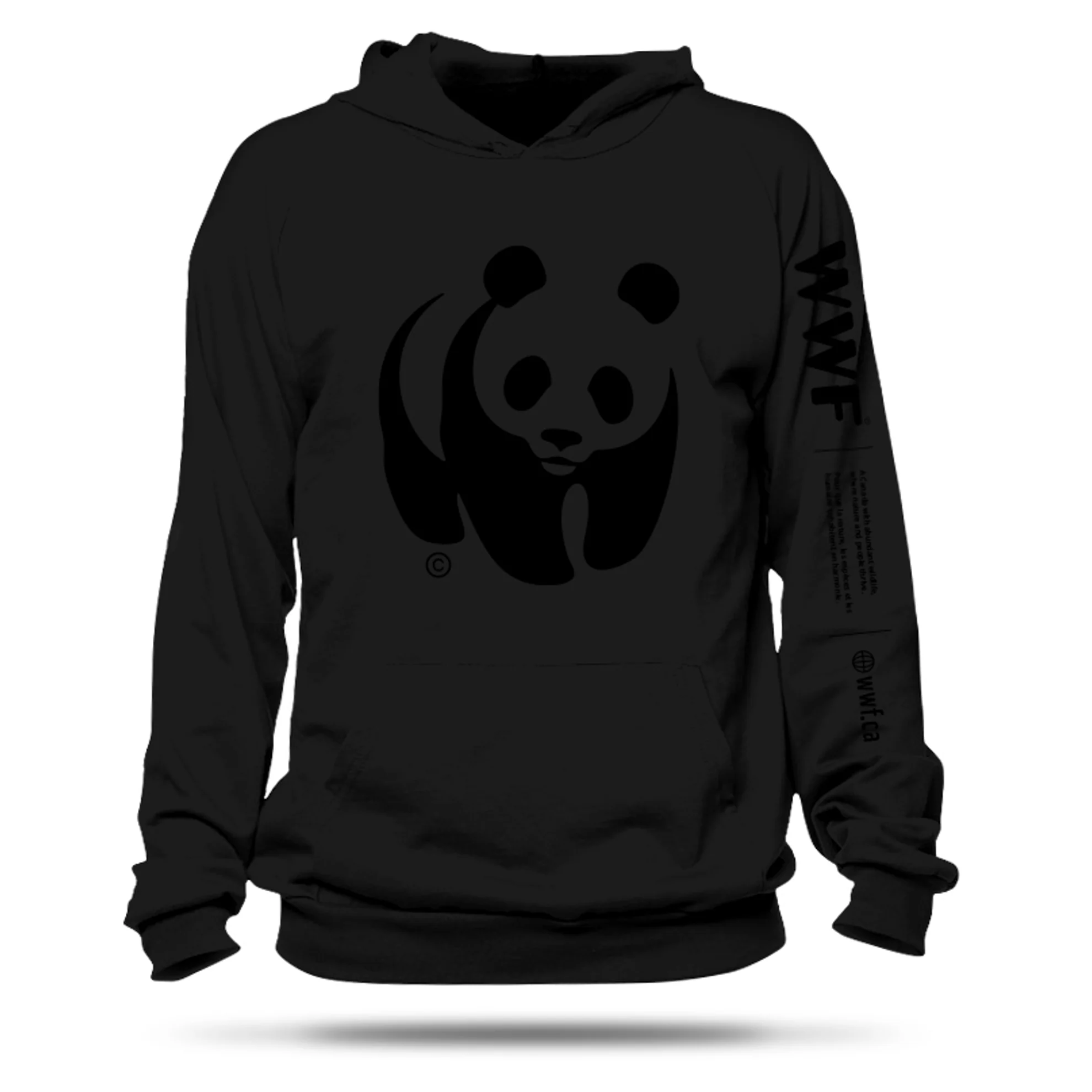 Unisex blackout hooded sweatshirt - Image 2